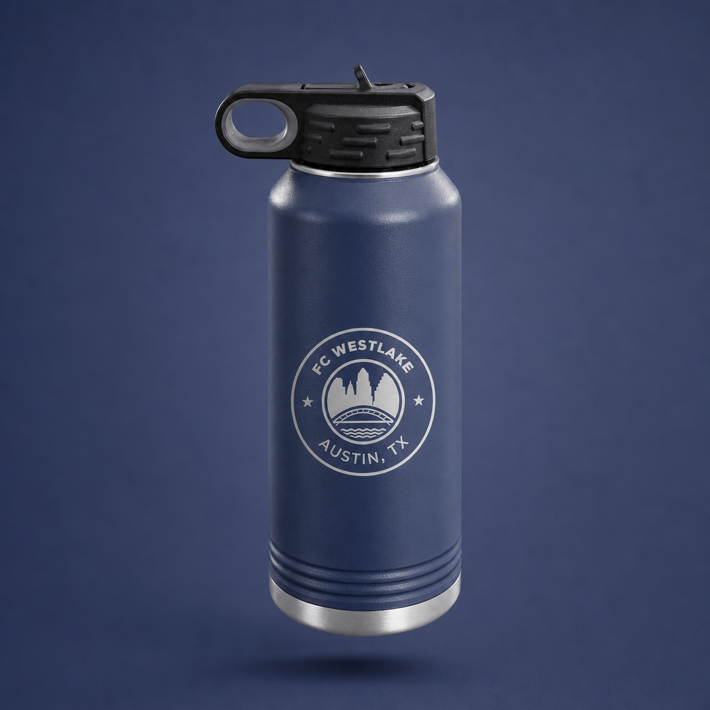 FC Westlake | 32 oz. Stainless Steel Water Bottle – alternate view 2