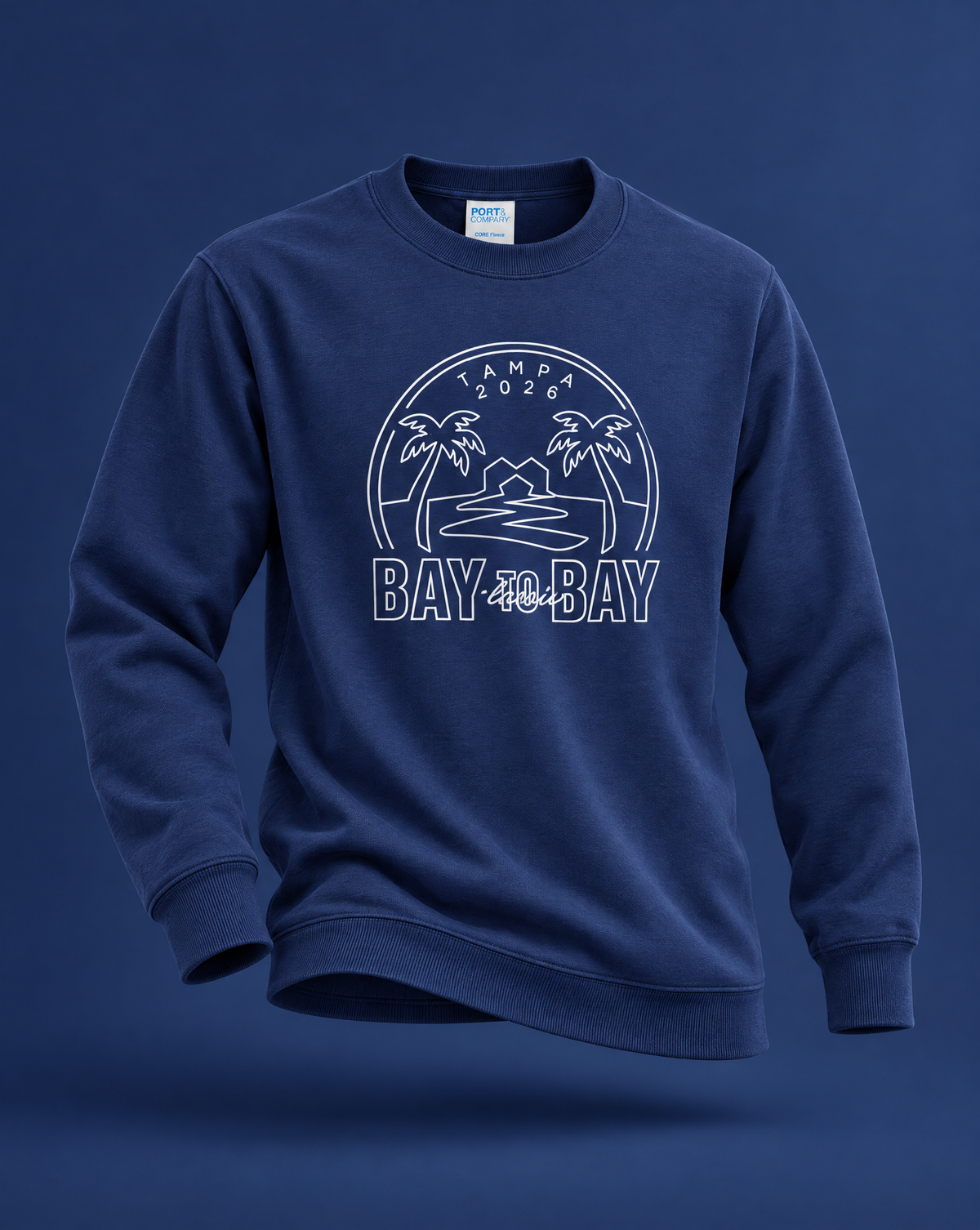 Bay to Bay Classic | Youth Fleece Crewneck Sweatshirt