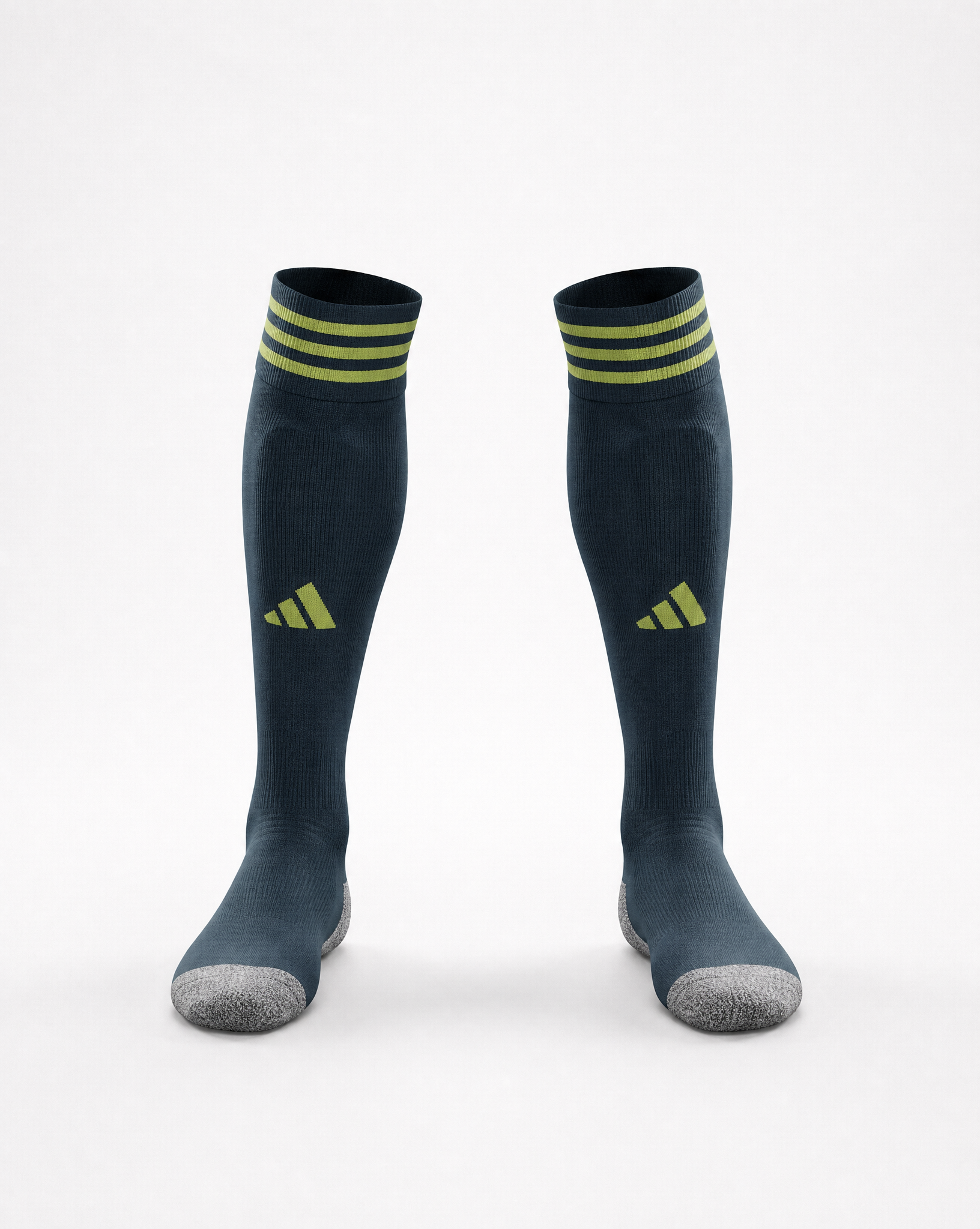 Sting miAdiSock26 Alternative Game Sock - Navy/Neon Yellow