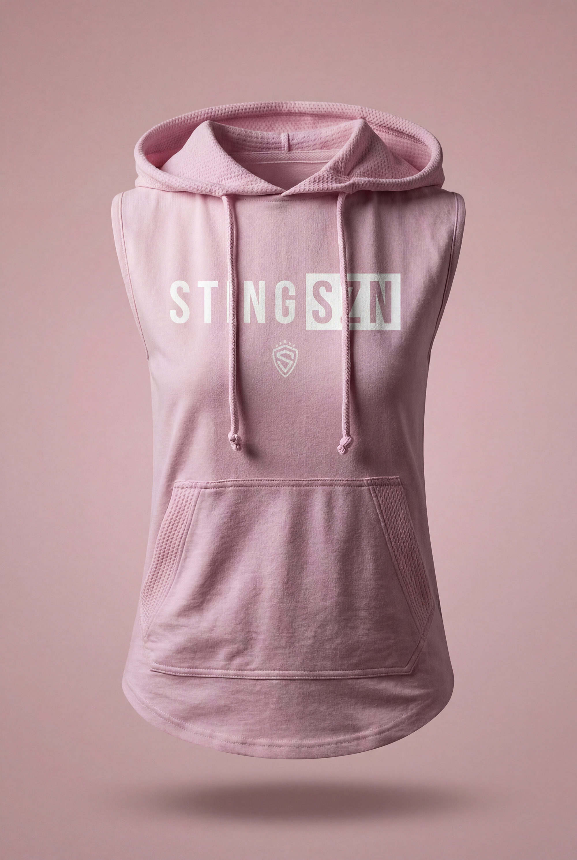 Sting SZN | Ladie's Sleeveless Hooded Sweatshirt