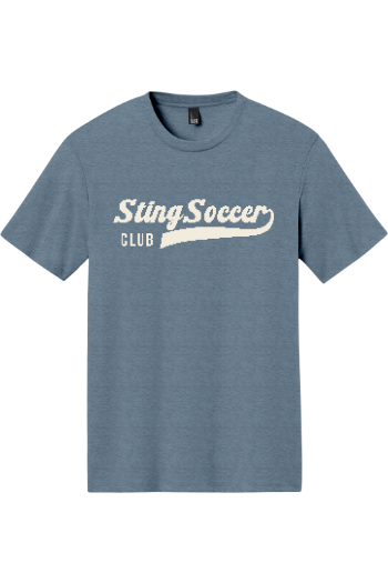 Sting Retro Collection | Perfect Tri-Blend Tee | Flint Blue Heather
